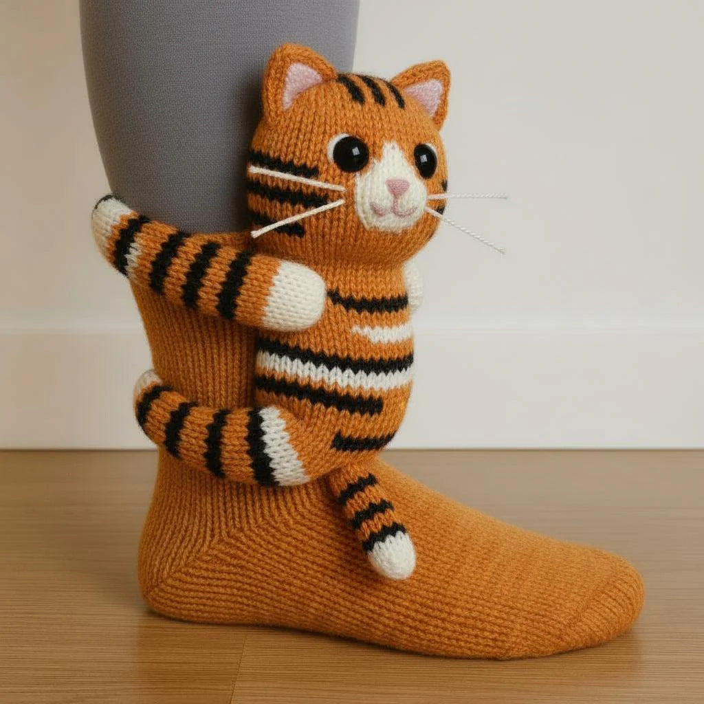 Shaii's Closet - Plush Crochet Animal Cute Animal Socks