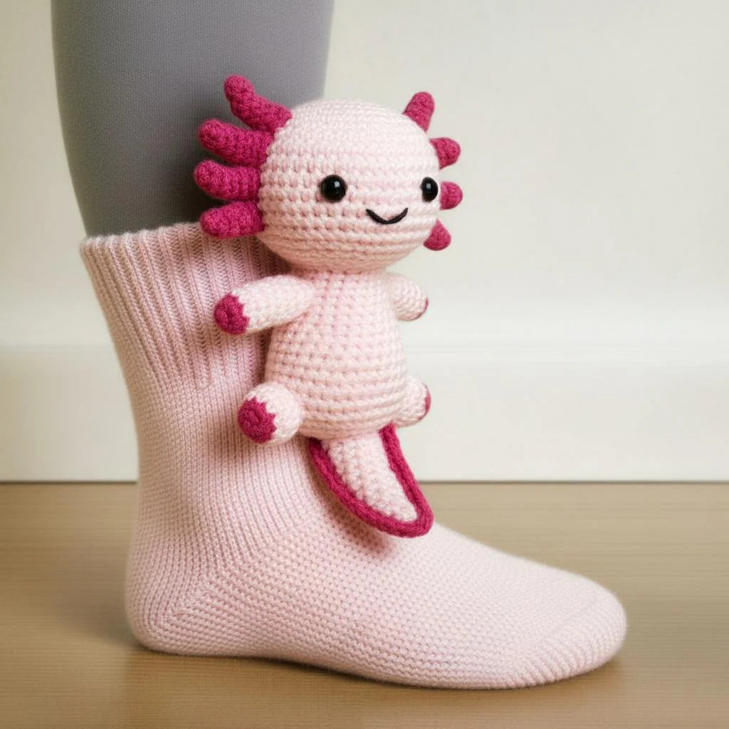 Shaii's Closet - Plush Crochet Animal Cute Animal Socks